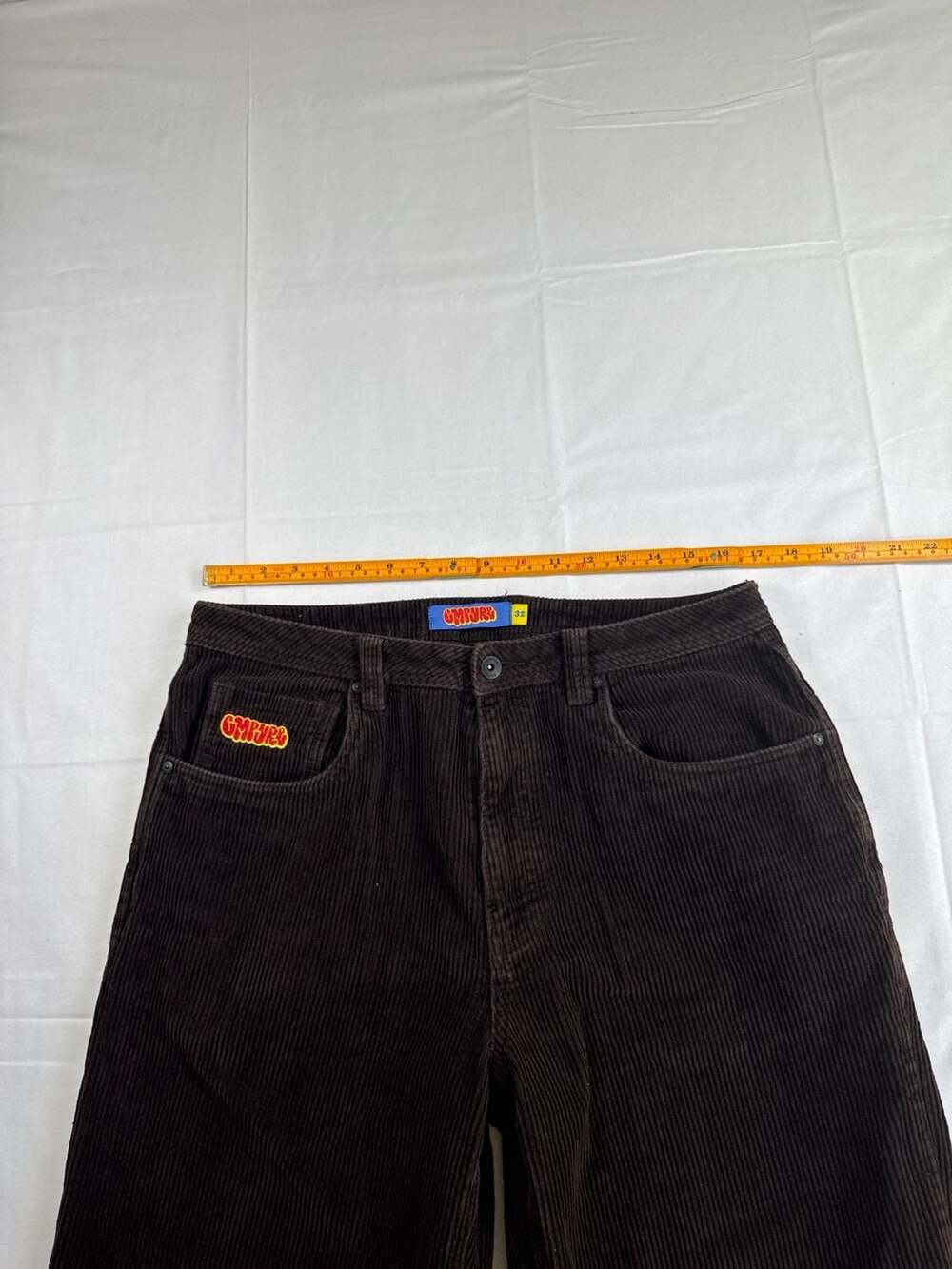 Empyre Skate Java Brown Relax Fit Corduroy Pants - Picture 3 of 5